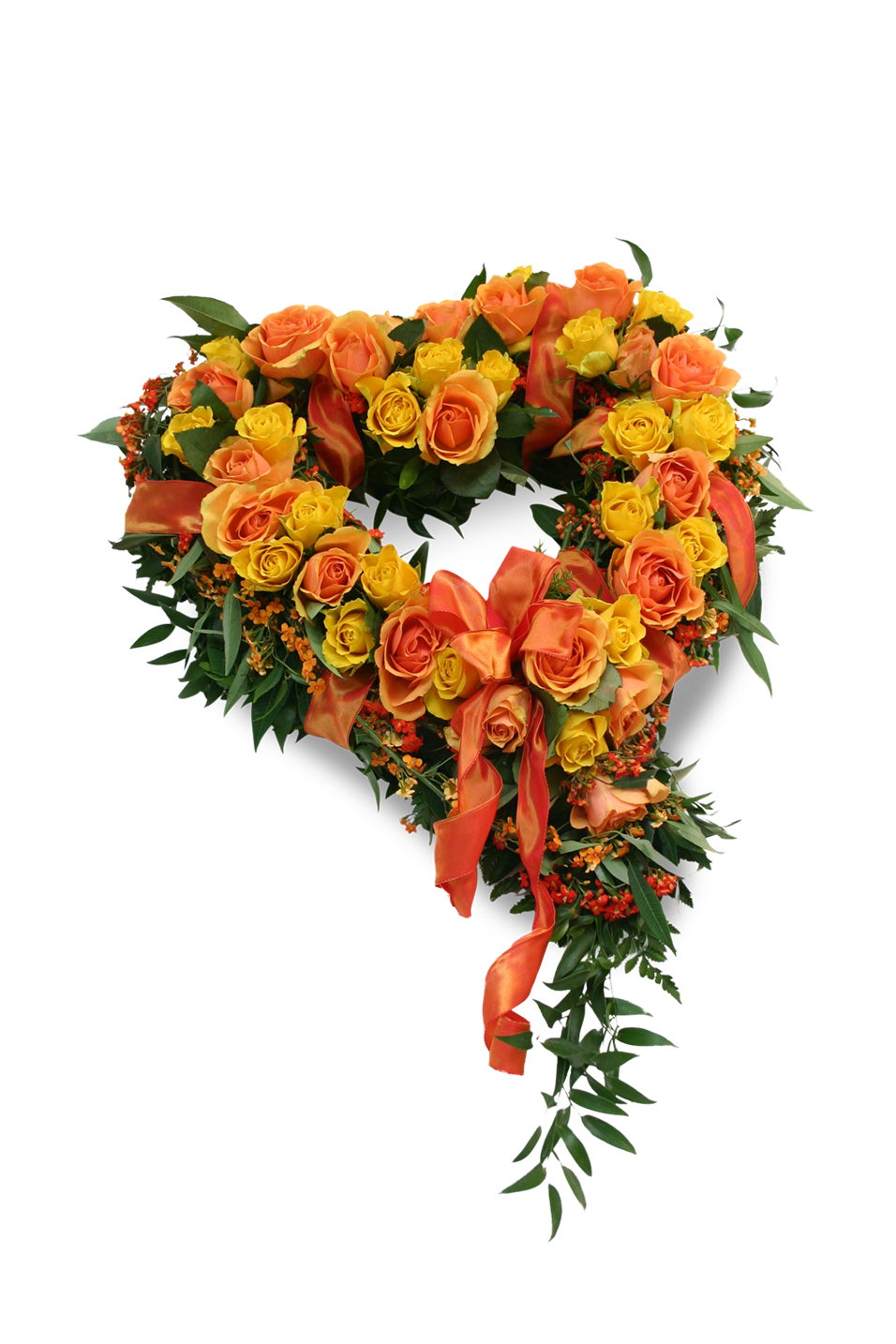 Blumen-Formgesteck "Offenes Herz"