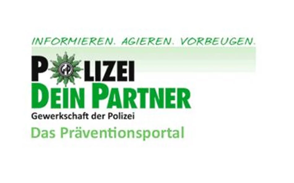 Logo: Präventionsarbeit der Gewerkschaft der Polizei "Regionaler Partner"